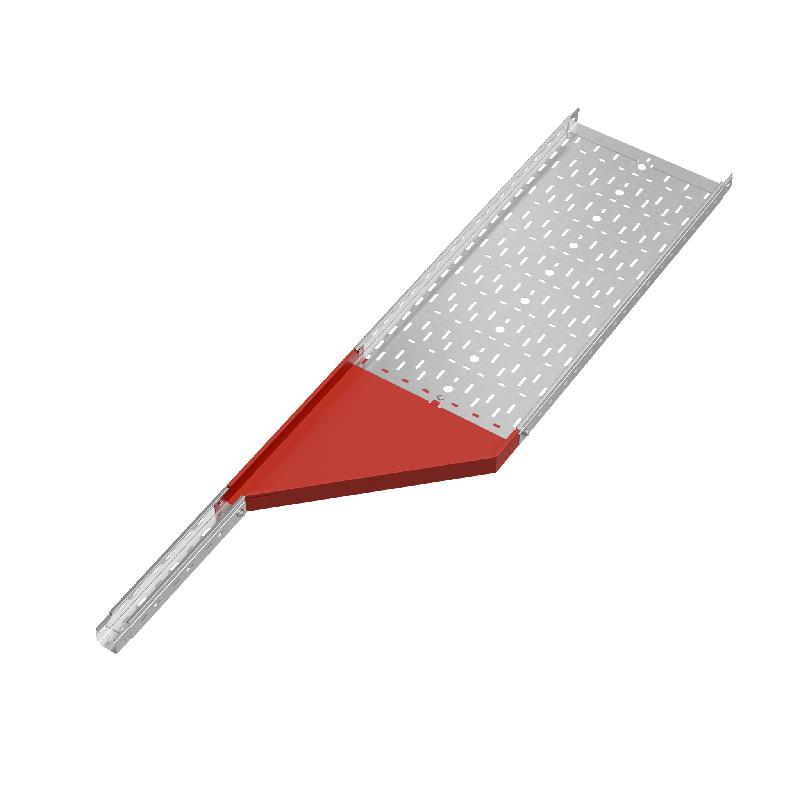 Переходник для лотка правый 50х50-400 "ПЛЮС" INOX304 PDplus50-50-400-R INOX304 КМ PL5748 фото в каталоге от BTSprom.by