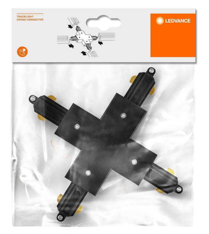 аксессуар для трекового светильника tracklight cross connector bk ledvance 4058075764149 от BTSprom.by