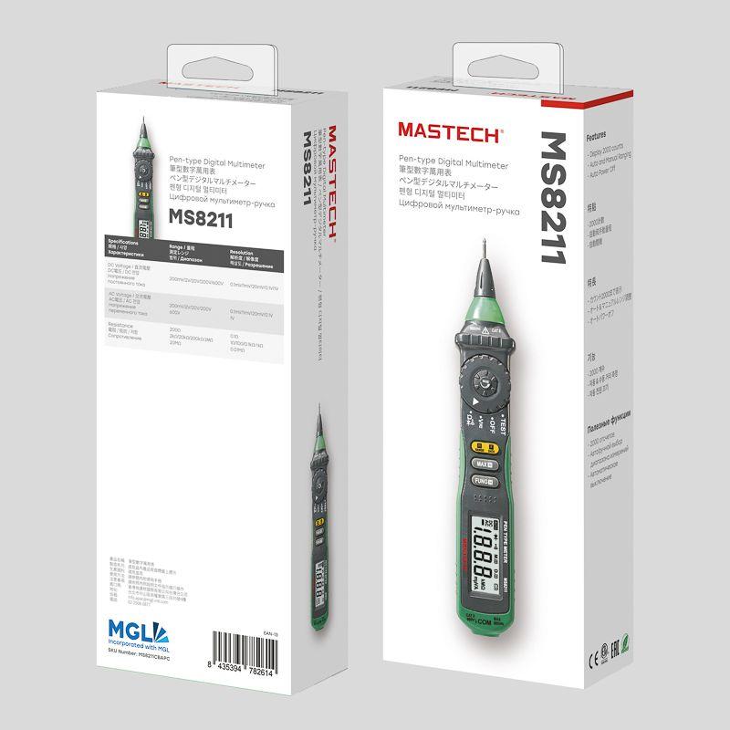 Мультиметр цифровой-пробник MS8211 Mastech 13-2044 фото в каталоге от BTSprom.by
