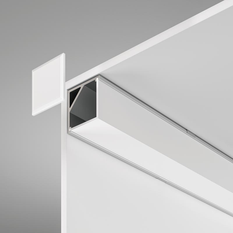  Профиль накладной 16х16 алюм. Maytoni ALM009S-2M фото в каталоге от BTSprom.by