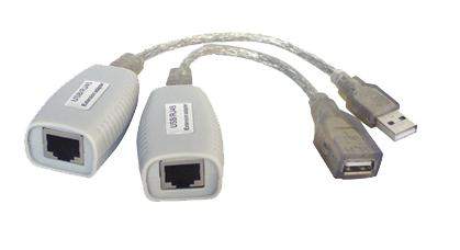 удлинитель usb 1.1 интерфейса для клавиатуры и мыши по кабелю витой пары (кат.5/5e/6) до 100м usb звуковые платы и т.д. до 70м ta-u1/1+ra-u1/1 osnovo 1000634344 от BTSprom.by