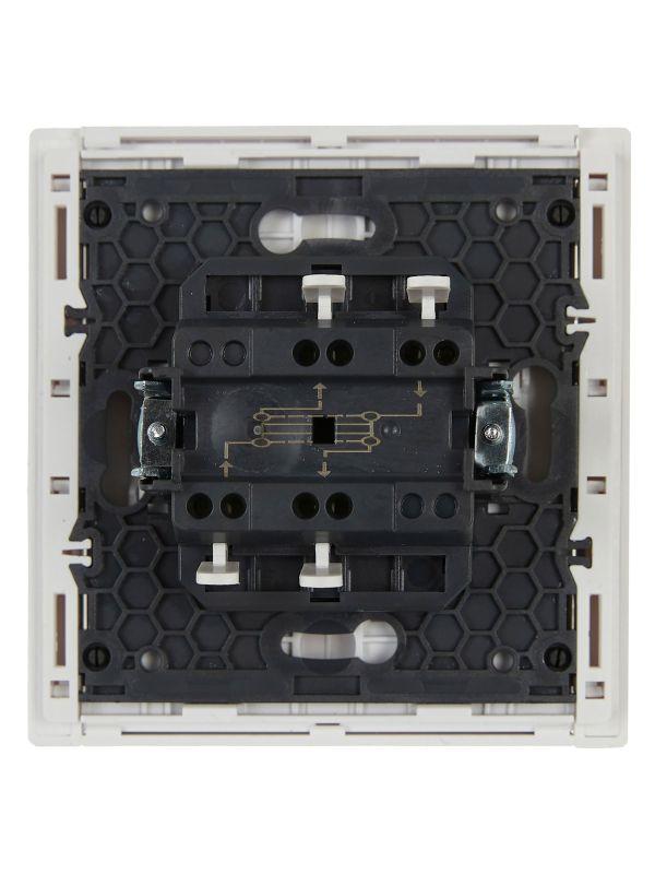  Выключатель перекрестный 1-кл. СП FORTE&PIANO 10А FP212 бел. IEK FP-V13-0-10-1-K01 фото в каталоге от BTSprom.by