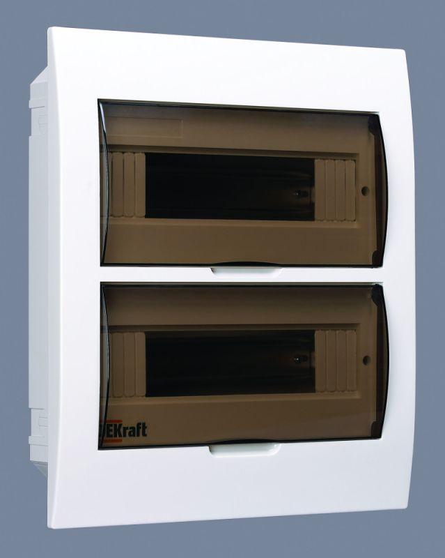 корпус встраиваемый щрв-п-24 35х30х10 24мод. ip41 пластик. dekraft 31006dek от BTSprom.by