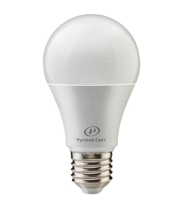 лампа светодиодная rs led a60 e27 14w 220-240в 2700к 14вт 1400лм ra 90 грушевидная русский свет 15010345106 от BTSprom.by
