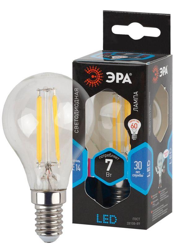 лампа светодиодная филаментная f-led p45-7w-840-e14 эра б0027947 от BTSprom.by