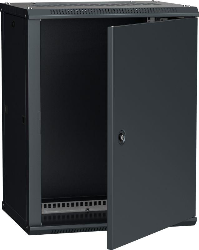 шкаф 19дюйм linea w 15u 600х450мм настен. метал. дверь ral9005 itk lwr5-15u64-mf от BTSprom.by