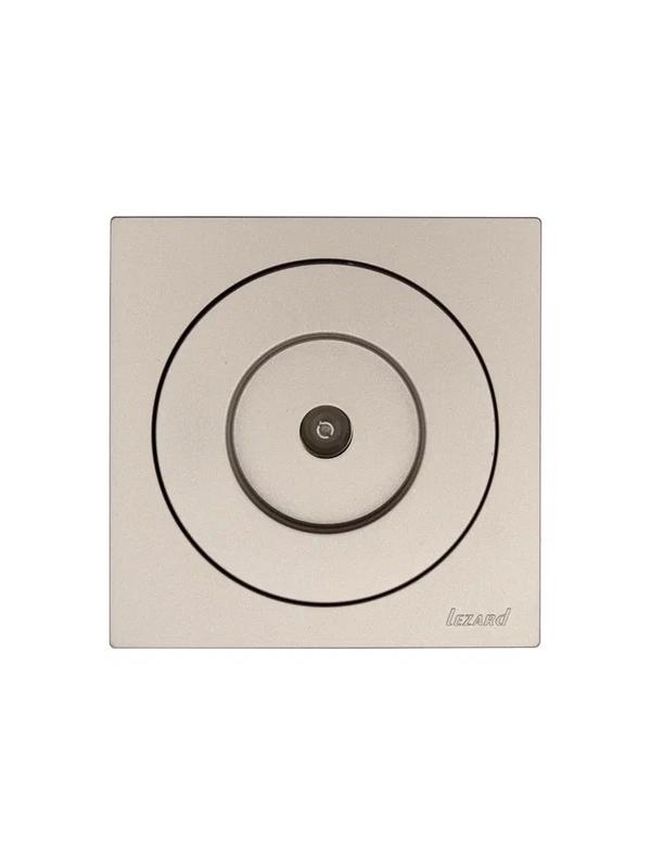  Розетка телевизионная проходная СП OSEN механизм титан LEZARD 743-3788-129 фото в каталоге от BTSprom.by