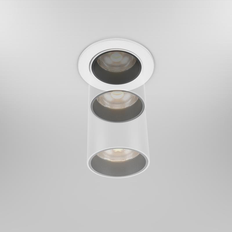  Светильник FOCUS LED 12Вт 3000К 60град. встраив. Maytoni DL125-L12-3K-W фото в каталоге от BTSprom.by