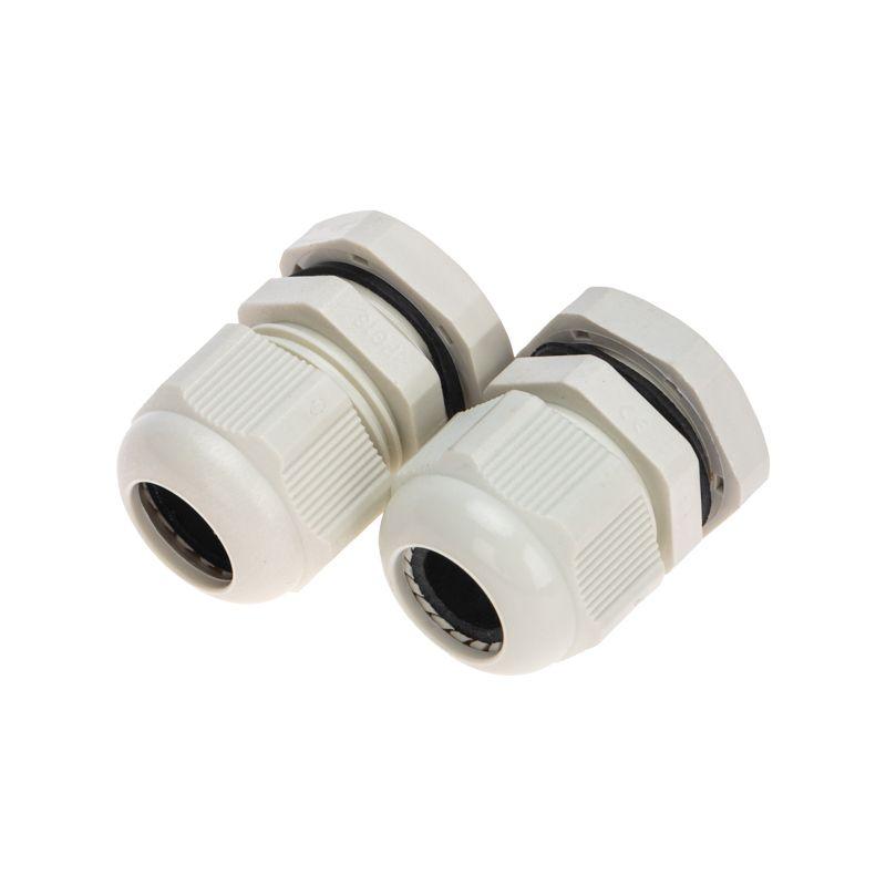  Ввод кабельный PG-16 (10-14мм) сер. комплект (уп.2шт) Rexant 07-8016-A2 фото в каталоге от BTSprom.by