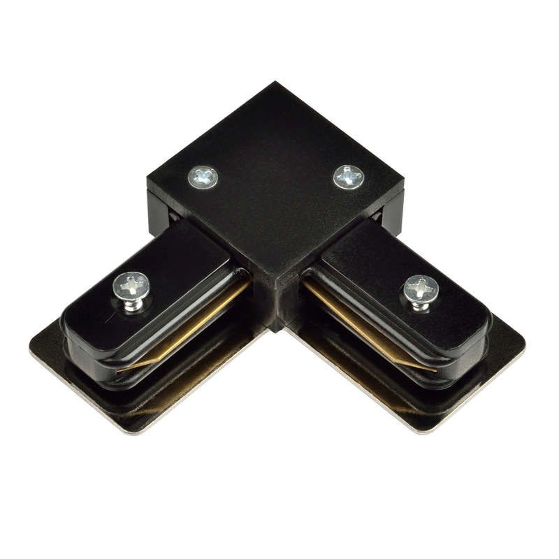 соединитель для 2-х шинопроводов ubx-q121 k21 black 1 polybag l-образный. 1ф. черн. volpe ul-00001280 от BTSprom.by