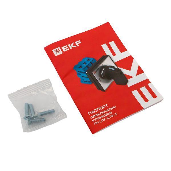  Переключатель кулачковый ПК-2-13 3п 100А "ВКЛ-ВЫКЛ" IP65 EKF pk-2-13-100-65 фото в каталоге от BTSprom.by