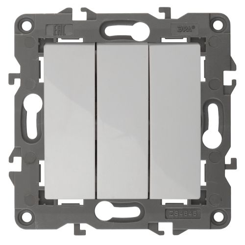  Выключатель 3-кл. СП Elegance 14-1107-01 10А IP20 250В 10AX механизм бел. Эра Б0034249 фото в каталоге от BTSprom.by