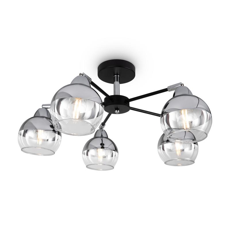  Светильник Jasper 60Вт E27х5 IP20 подвесной Freya FR5225PL-05B фото в каталоге от BTSprom.by