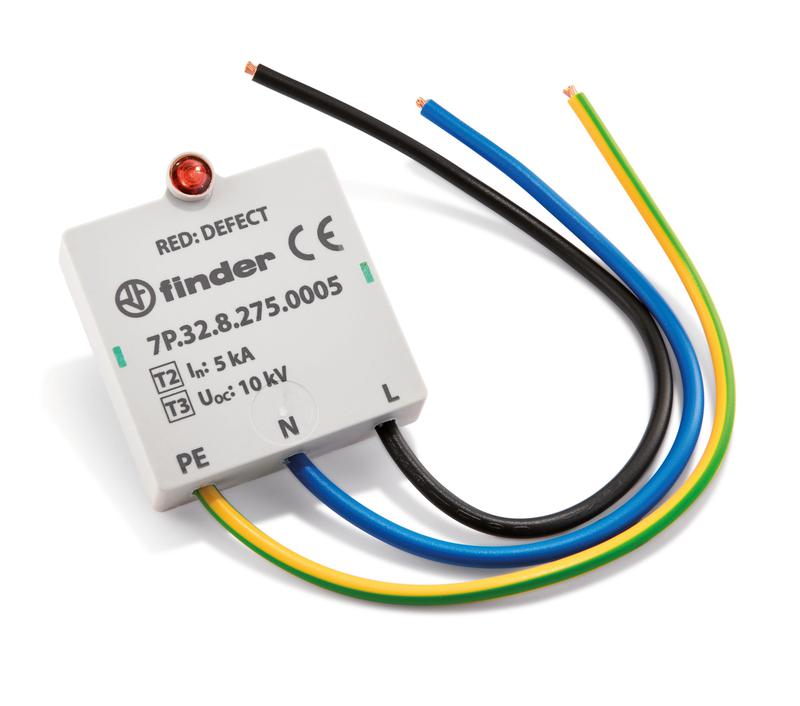 устройство защиты от импульсных перенапряжений узип тип 3 (для led) ip20 finder 7p3182750005 от BTSprom.by