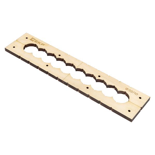 шаблон для групповых отверстий c 10 отв. диам. 32мм expert ekf sh-d32-10 от BTSprom.by