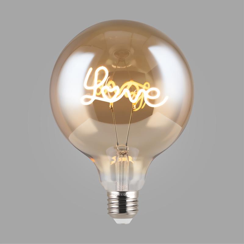 Лампа светодиодная филаментная Loft 271 G125 4Вт 2700К E27 Voltega 8522 фото в каталоге от BTSprom.by