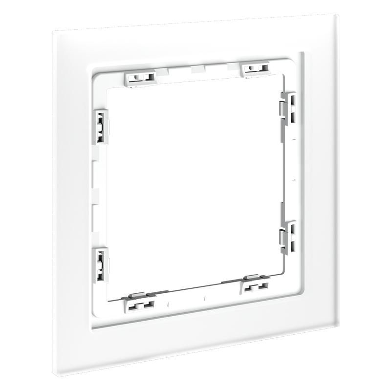  Рамка 1-м S70 стеклян. бел. матов. Voltum VLS110102 фото в каталоге от BTSprom.by