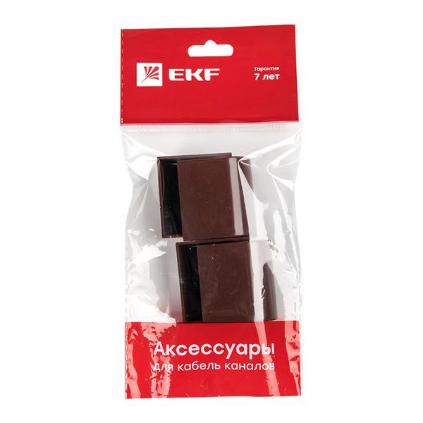  Заглушка 40х16 под темн. дерево Plast PROxima (уп.4шт) EKF ecd-40-16x4 фото в каталоге от BTSprom.by