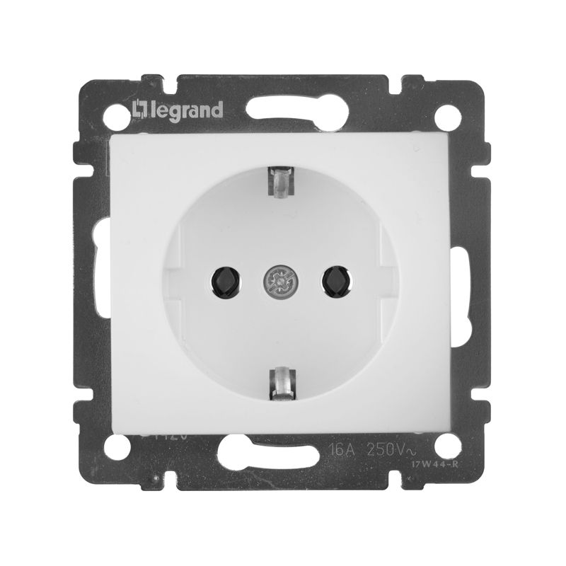  Розетка 1-м СП Valena 16А IP21 с заземл. на винтах механизм бел. IEK 774420 фото в каталоге от BTSprom.by