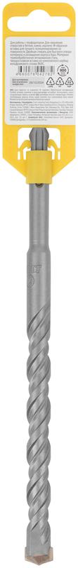  Бур по бетону SDS PLUS профи W-образная вставка двойная спираль 14х210мм FIT 32817 фото в каталоге от BTSprom.by