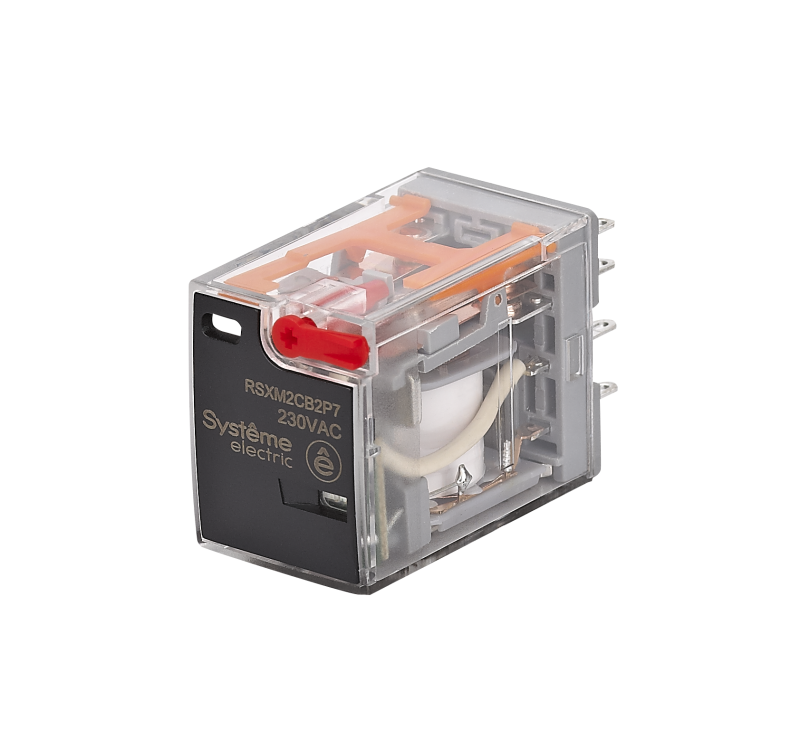 реле 10а 2перекл. 230в ac тест кнопка led se rsxm2cb2p7 от BTSprom.by