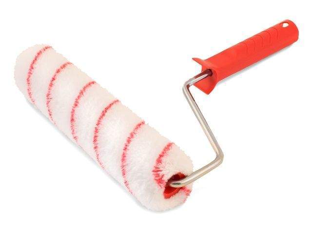 валик "polyester" 40-250мм с ручкой 8мм color expert (покраска стен и фасадов, полиэстер) 84667502 от BTSprom.by