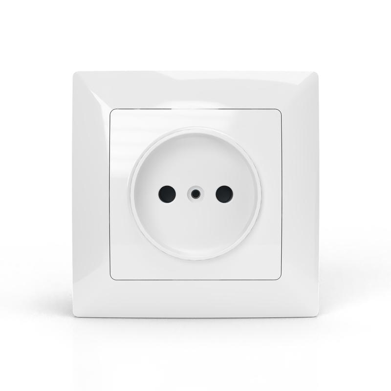  Розетка 1-м СП AVA 16А IP20 без заземл. без защ. шторок в сборе бел. TOKOV LIGHT TKL-AV-R1F-C01 фото в каталоге от BTSprom.by