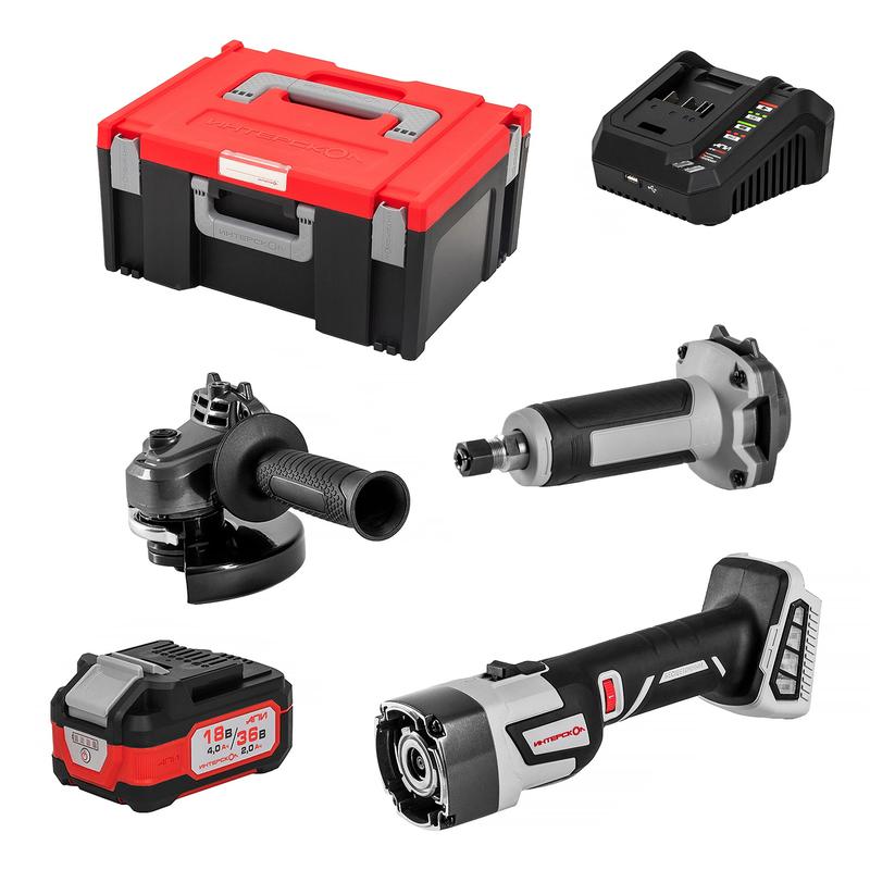 набор инструмента мультимакс 36 (модуль привода мм-36э модуль ушм-125 3612вэ модуль пшм-3606вэ акб 18(36) заряд. устр. мультибокс) интерскол 900.4.2.42 от BTSprom.by