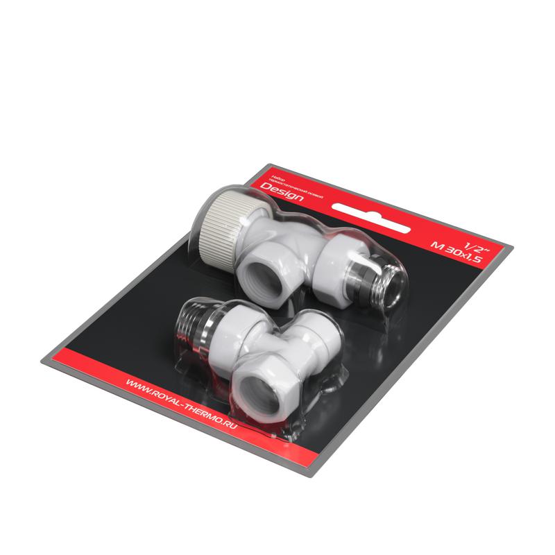  Набор термостатический осевой Design 1/2дюйм М30х1.5 бел. Royal Thermo НС-1640373 фото в каталоге от BTSprom.by