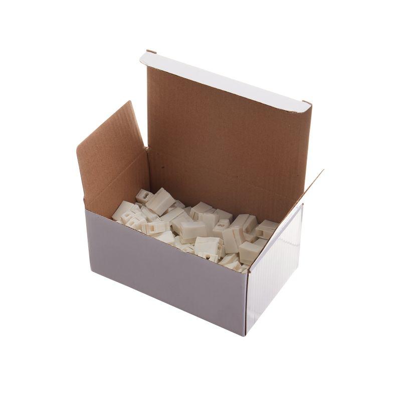  Клемма СМК 224-112 для светильника 2-проводная 1.0-2.5/0.5-2.5кв.мм бел. (уп.100шт) Rexant 07-2411 фото в каталоге от BTSprom.by