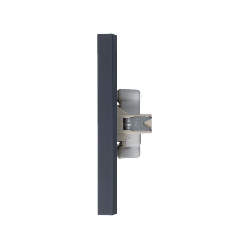  Розетка 2-м СП AtlasDesign 16А IP20 без заземл. в сборе грифель SE ATN000720 фото в каталоге от BTSprom.by