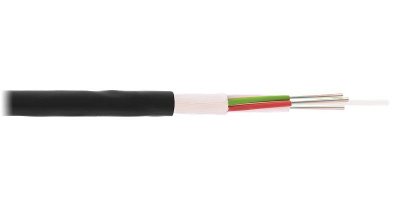 кабель волоконно-оптический 12 волокон одномод. 9/125мкм стандарта g.652.d & g.657.a1 внешний многомодульный усиленный стеклонитями 6кн pe черн. nikolan nkl-f-012a1s-06b-bk от BTSprom.by