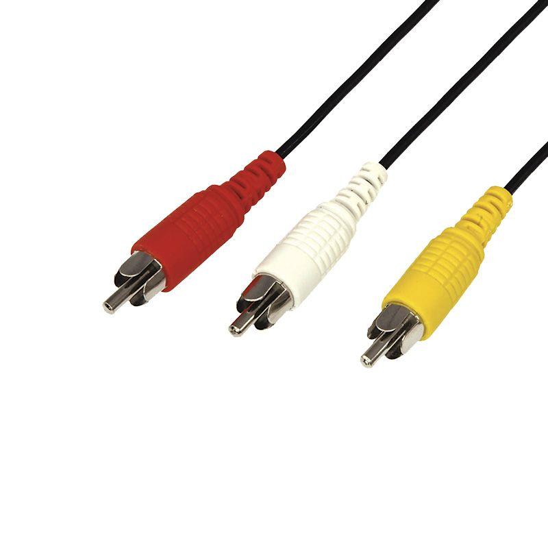 шнур 3х3 rca 10м rexant 17-0207 от BTSprom.by