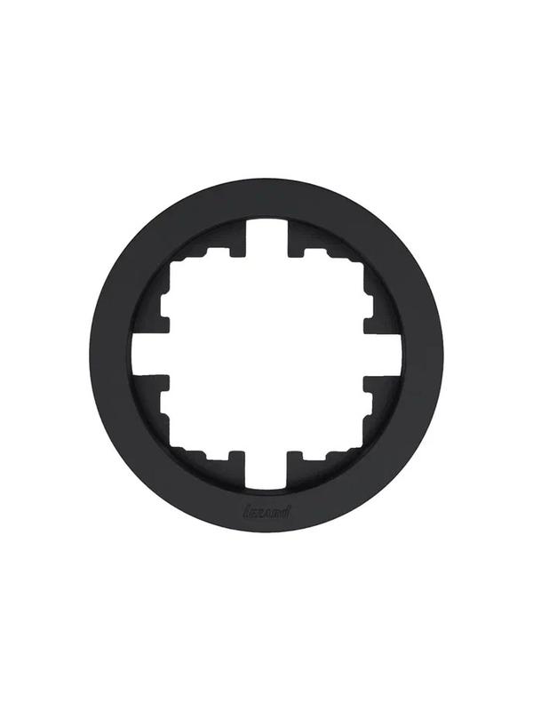 рамка 1-м osen горизонт. круглая черн. бархат lezard 744-4200-146 от BTSprom.by