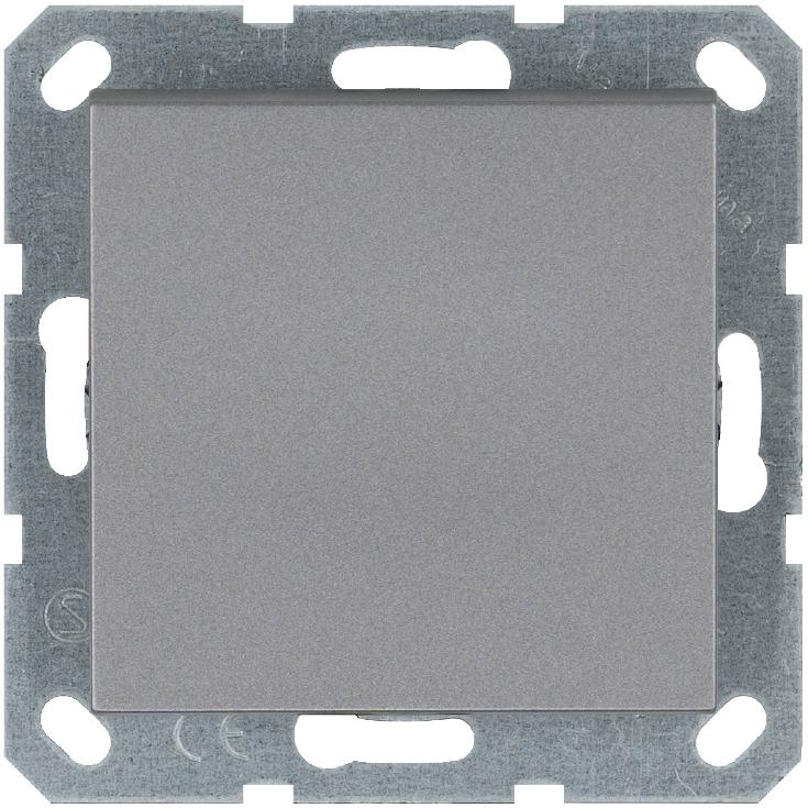 кнопка звонка 1-кл. 10а ip20 механизм алюм. jasmart g3010s от BTSprom.by
