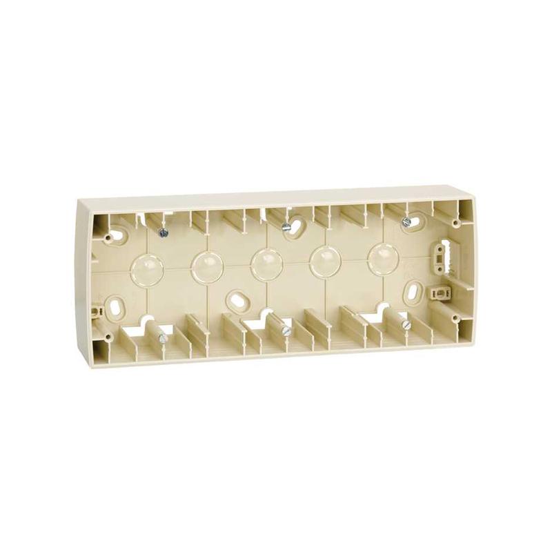 коробка наружной установки 3-м 89х229х37мм simon82 сл. кость 82771-31 от BTSprom.by