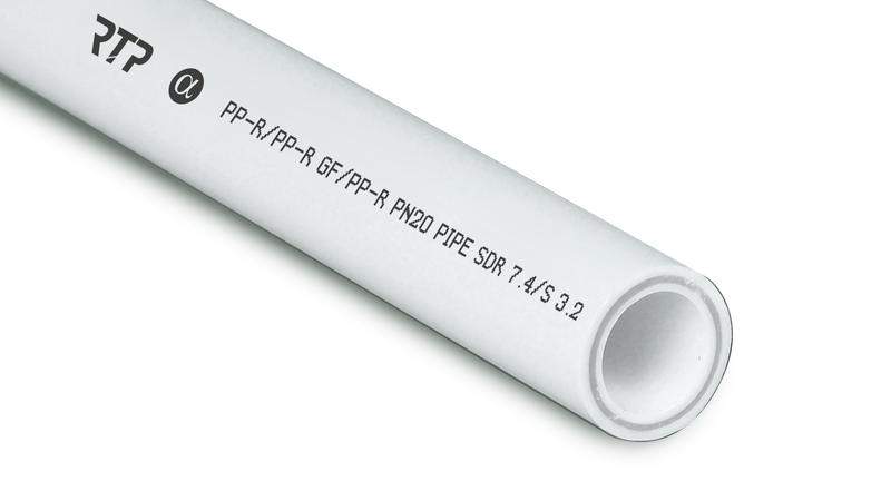 труба ppr 25х3.5 pn20 стекловолокно бел. (дл.2м) rtp 10330 от BTSprom.by