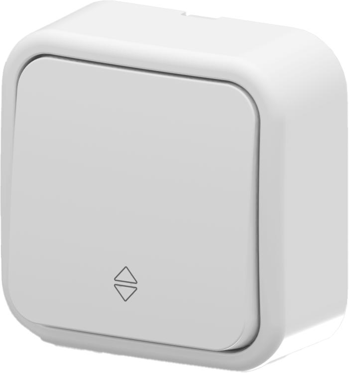 выключатель проходной 1-кл. aria ip20 бел. arvia 25 01 1000 209 от BTSprom.by