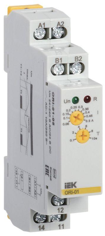 реле тока ori 0.05-0.5а 24-240в ac/24в dc iek ori-01-05 от BTSprom.by