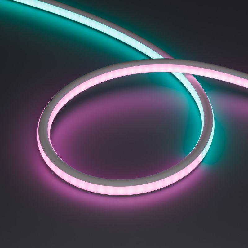 лента светодиодная spi-wave-top-g200-18x15mm 24в rgb px2 26вт/м ip54 wire x1 вывод прямой герметичная (уп.5м) arlight 052418 от BTSprom.by