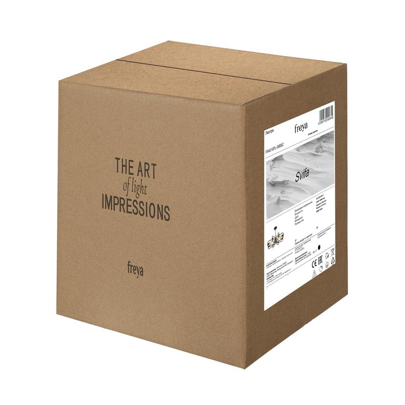  Люстра Svifa 60Вт E27х8 IP20 Freya FR4016PL-08BBZ фото в каталоге от BTSprom.by