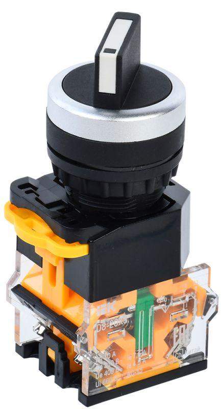 переключатель d8-20x3 на 3 полож. 2нз черн. karat iek bsw30-20x3-4-24-2-k02 от BTSprom.by