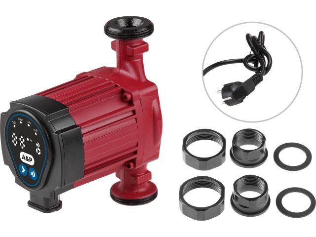 насос циркуляционный wise-25/60-180, a&p (5-45 вт, 3000 л/ч, 6 м, для отопления) ap118w013 от BTSprom.by