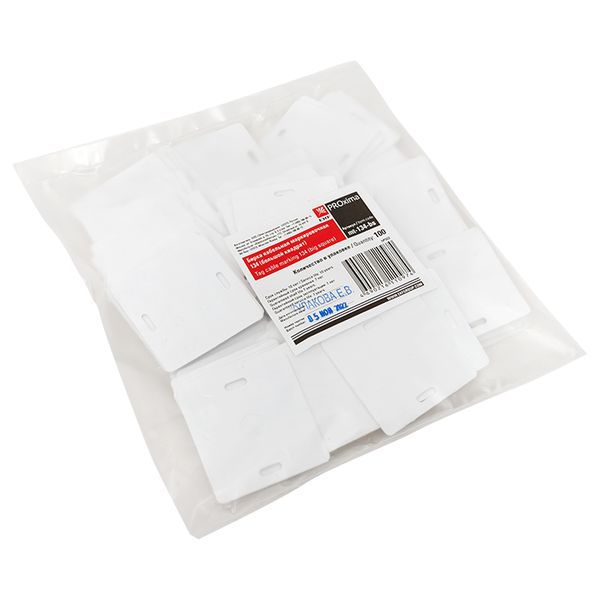 бирка кабельная маркировочная у-134 (большой квадрат) (уп.100шт) ekf mt-134-bs от BTSprom.by