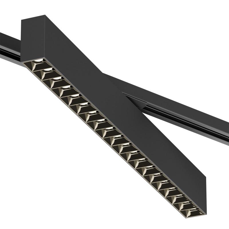 светильник трековый edder 40вт 3000к ip20 220в l538мм 30град. 1ф поворотн. со светодиодом алюм. черн. denkirs 717785 от BTSprom.by