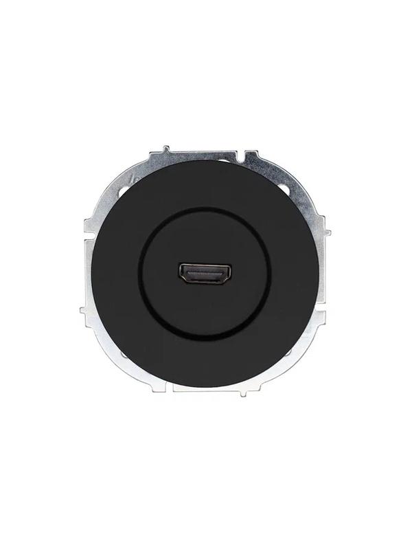 розетка hdmi 1-м сп osen механизм черн. бархат lezard 743-4288-203 от BTSprom.by