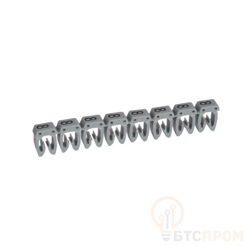 Маркер каб. 0.5-1.5кв.мм CAB3 "8" сер. (уп.1200шт) Leg 038218 фото в каталоге от BTSprom.by  Маркер каб. 0.5-1.5кв.мм CAB3 "8" сер. (уп.1200шт) Leg 038218 фото в каталоге от BTSprom.by