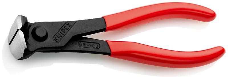кусачки торцевые l-160мм твердость кромок 61 hrc knipex kn-6801160sb от BTSprom.by