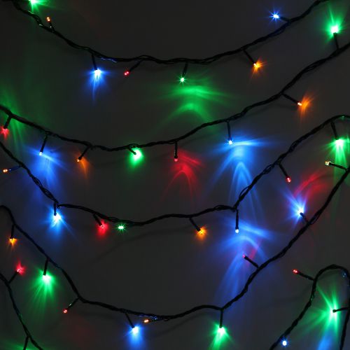  Гирлянда светодиодная "Нить" 5м 8 режимов зел. пр. 220В IP20 мультиколор ЭРА Б0041892 фото в каталоге от BTSprom.by