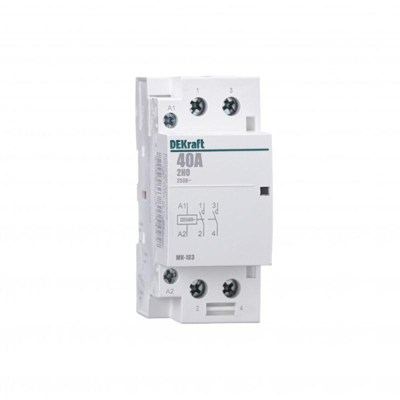 контактор модульный мк-103 2но 40а 230в dekraft 18078dek от BTSprom.by